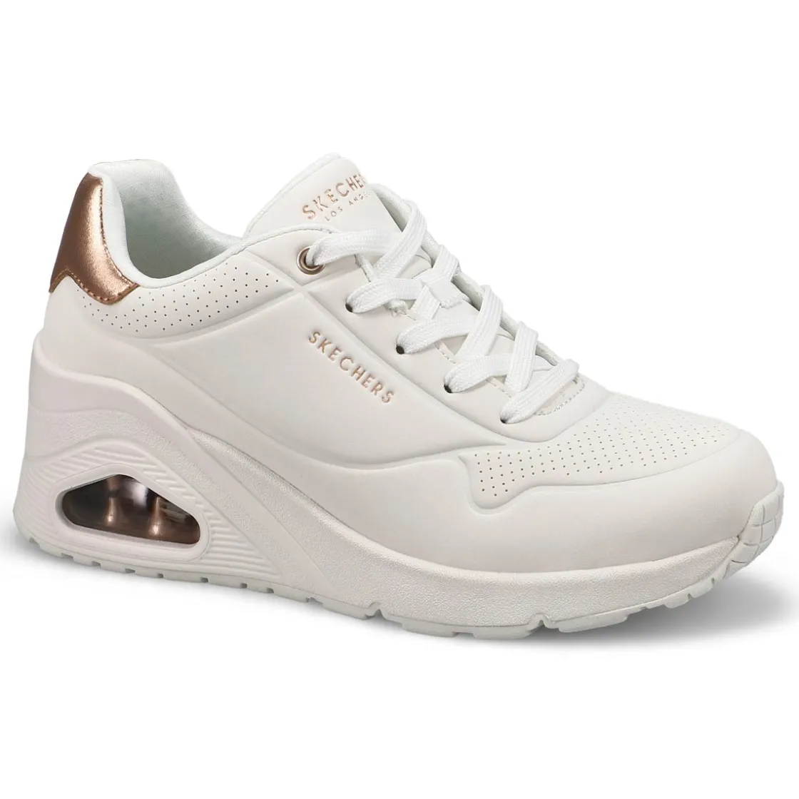 Skechers Uno Wedge Hi Steps Women White Online
