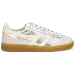 Gola Viper Metallic Women Silver/Off White/Gum