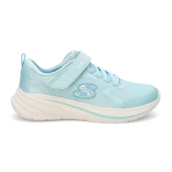 Skechers Wave 92 Girls Light Blue Sparkle Outlet