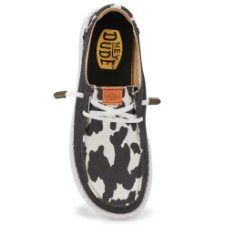 Heydude Wendy Animal Women Black/Cow