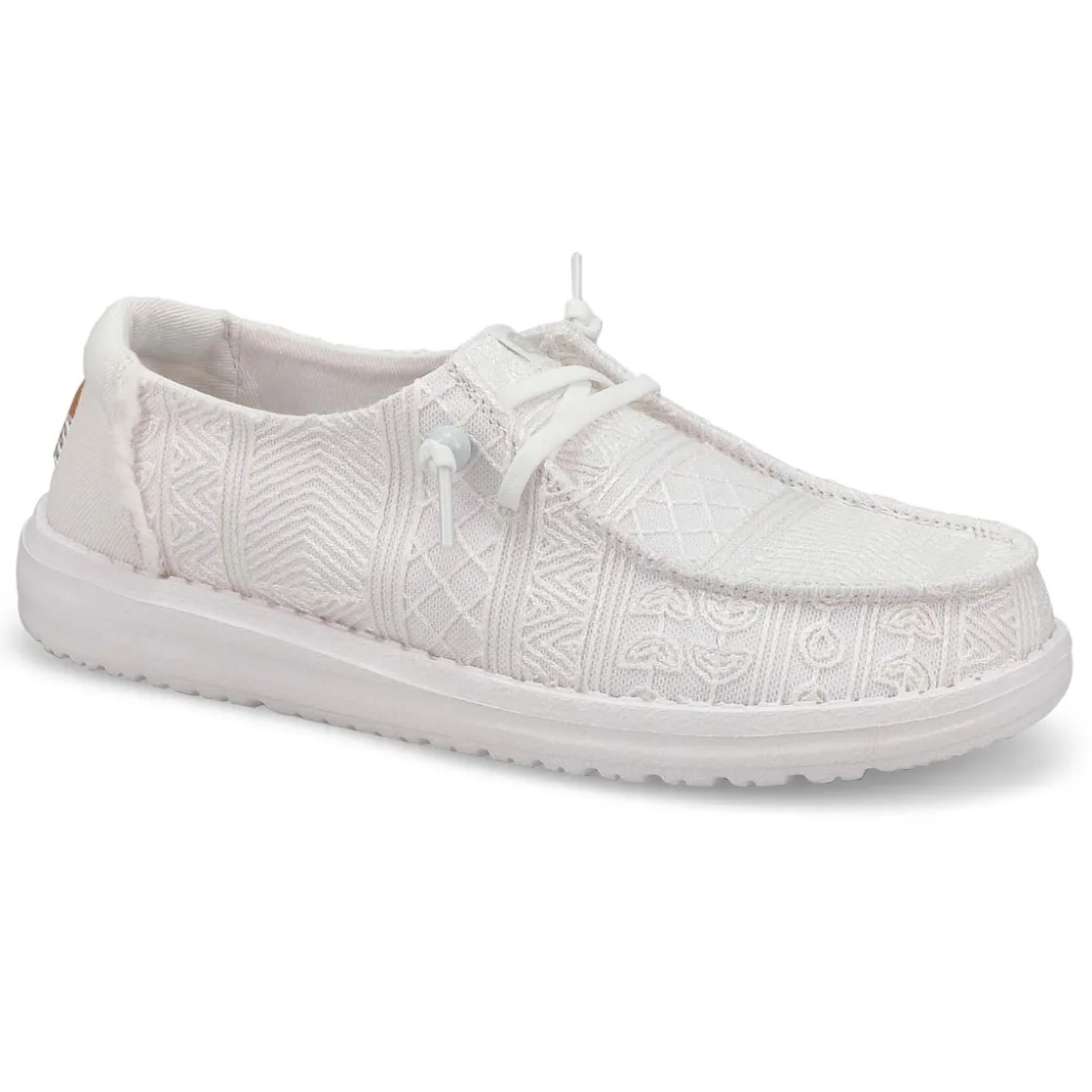Heydude Wendy Crochet Lace Women White Hot