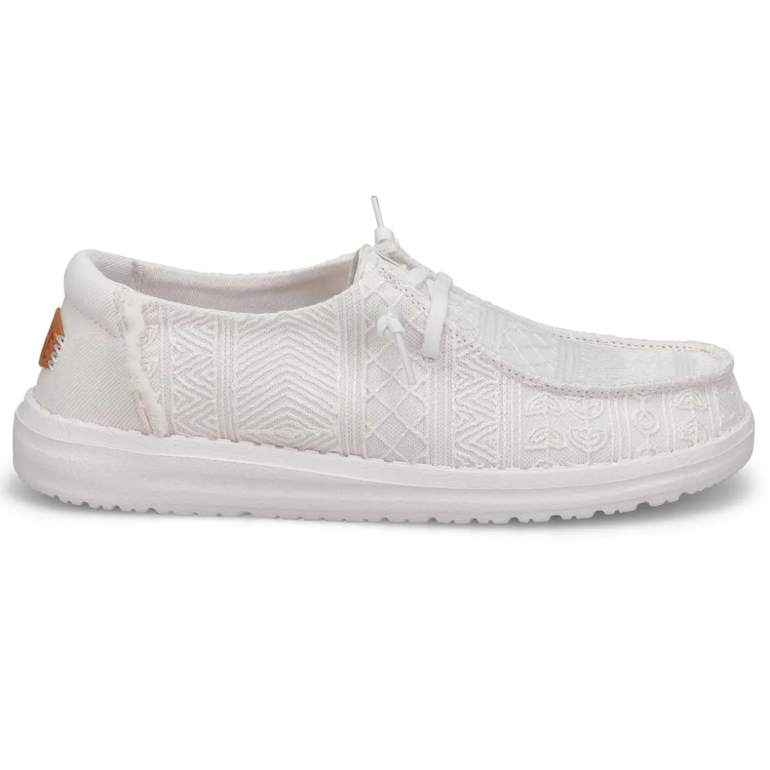 Heydude Wendy Crochet Lace Women White Hot