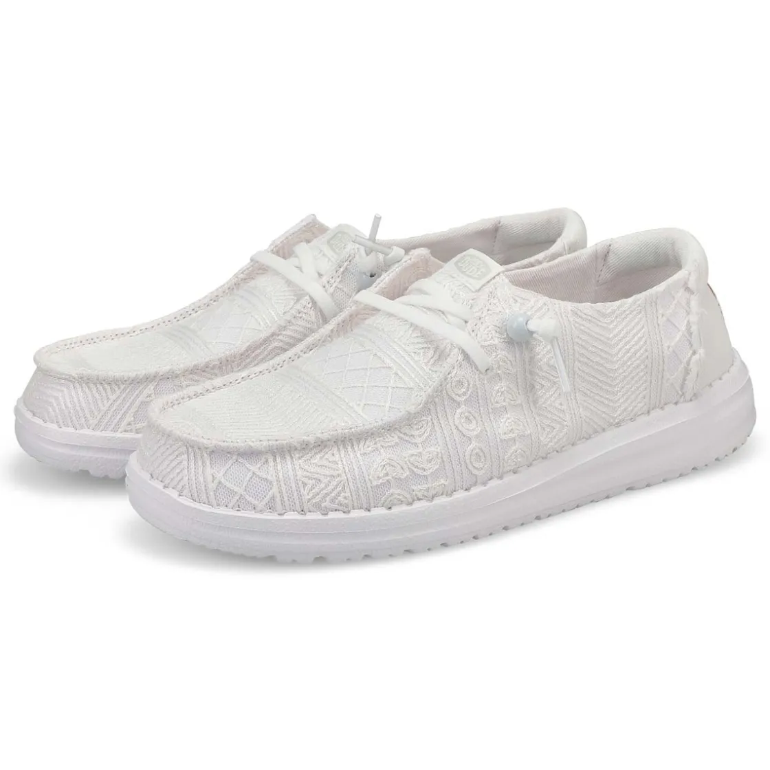 Heydude Wendy Crochet Lace Women White Hot