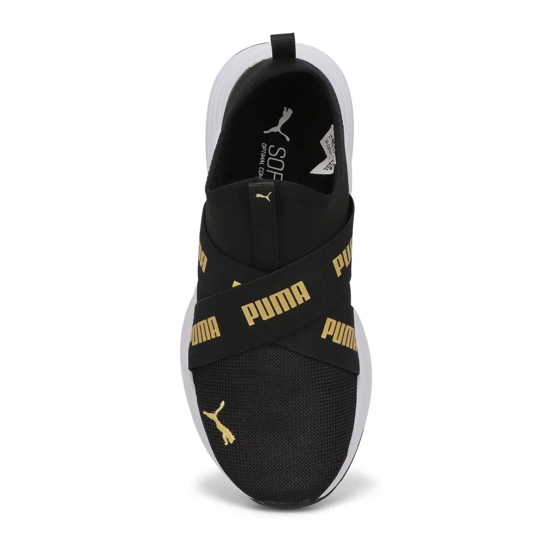 Puma Wired Run Slip On Flash Jr Kids Black/Gold Sale