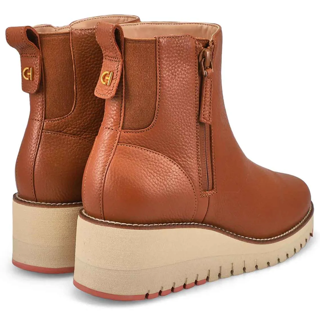 Cole Haan Zero Grand City Wedge Women Britsh Tan/Ivory