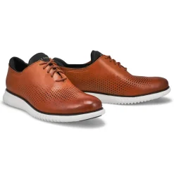 Cole Haan Zero Grand Laser Wingtip Men Tan New