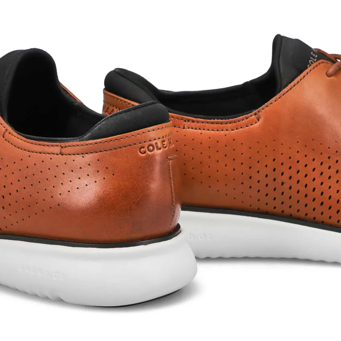 Cole Haan Zero Grand Laser Wingtip Men Tan New