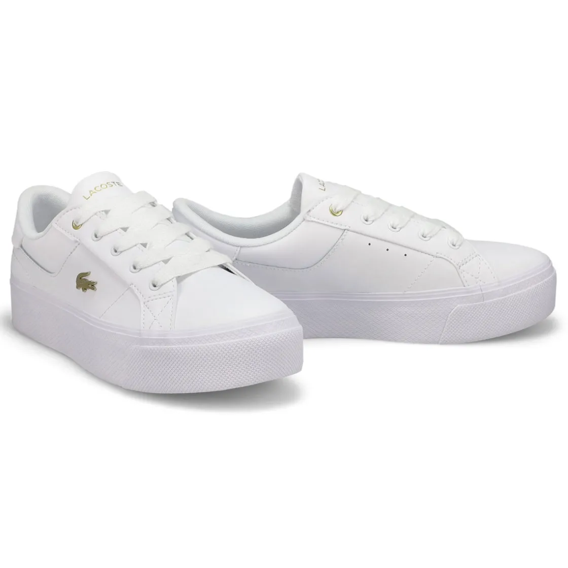 Lacoste Ziane Platform Women White/Gold